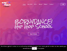 Tablet Screenshot of born4dance.be